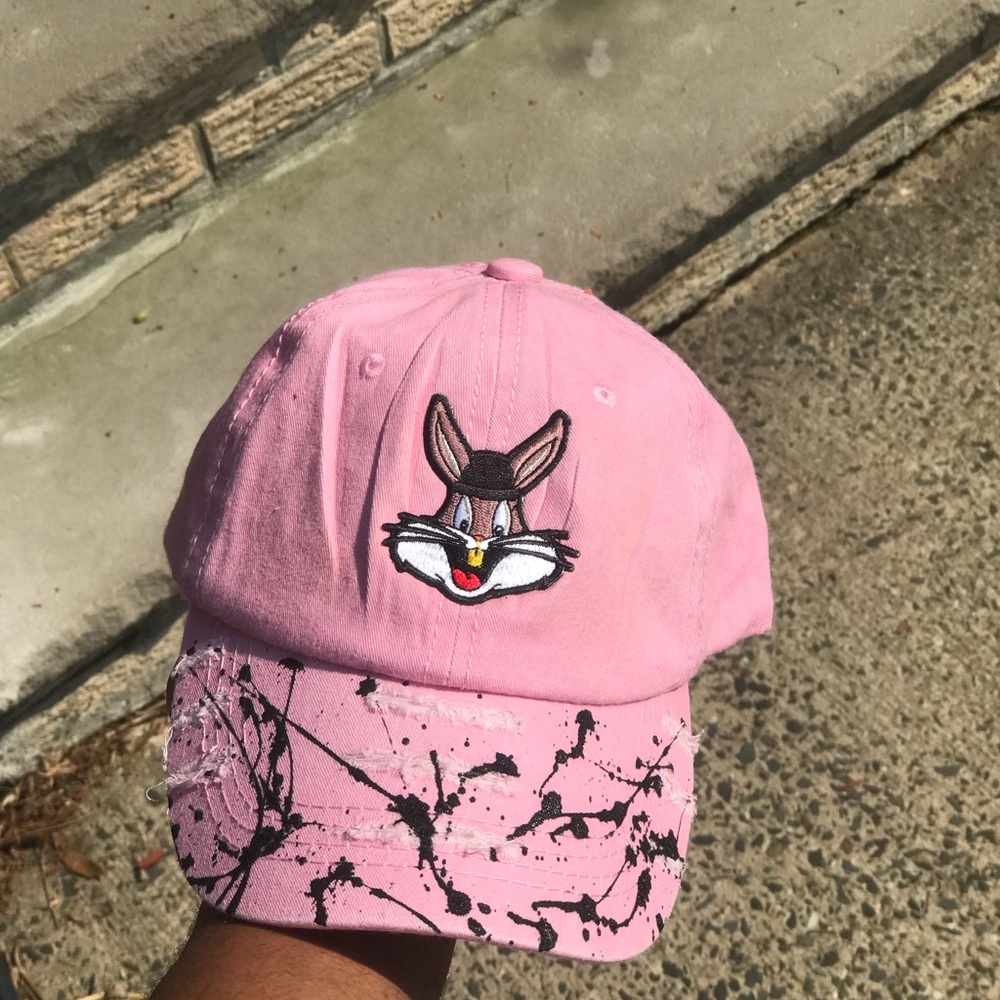 Custom bugs bunny dad hat